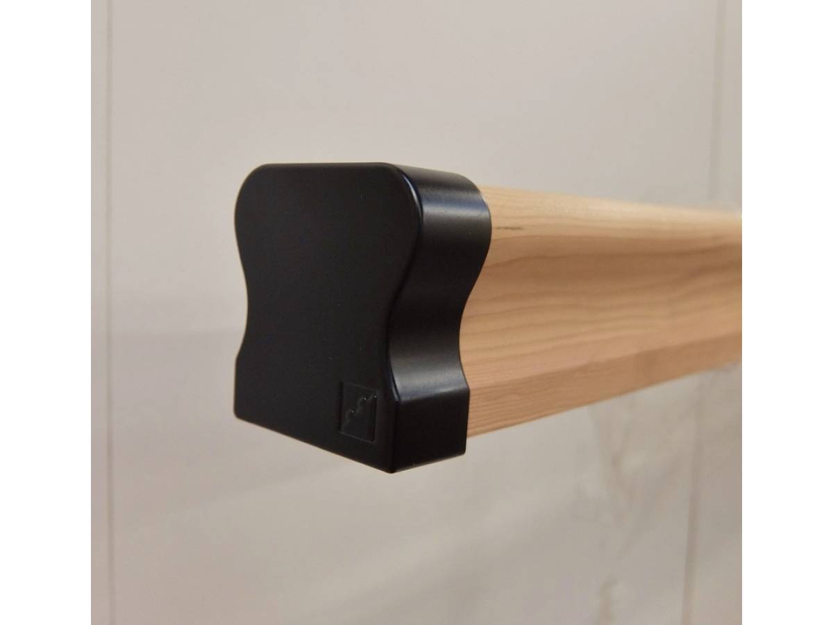 Black Stair End Cap HDR Handrail From Richard Burbidge Endcap Balustrade